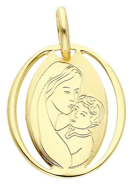 Immagine di Medaglia Madonnina del Ferruzzi gr 0,7 oro giallo 18k