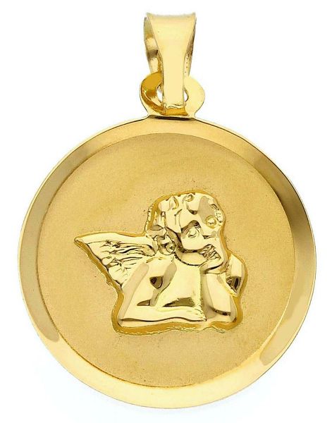 Picture of Angel Medal (Raphael) gr 0,75 yellow gold 18k