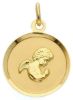 Imagen de Medalla Ángel de la Guarda gr 1,1 oro amarillo 18k