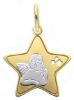 Picture of Angel Medal (Raphael) gr 1,05 bicolor gold 18k