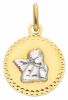 Picture of Angel Medal (Raphael) gr 1 bicolor gold 18k