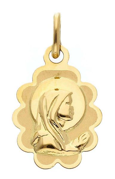Picture of Young Virgin Mary Necklace gr 0,8 yellow gold 18k