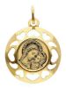 Imagen de Medalla Virgen con Niño gr 1 oro amarillo 18k