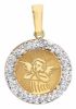 Picture of Angel of Raphael Medal gr 0,6 yellow gold 18k, zircons