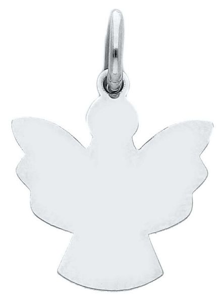Immagine di Ciondolo Angelo Silhouette gr 0,6 oro bianco 18k