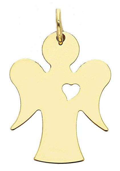 Imagen de Colgante Ángel con Corazón gr 1 oro amarillo 18k