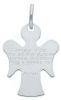 Imagen de Colgante Ángel gr 0,65 oro blanco 18k con oración