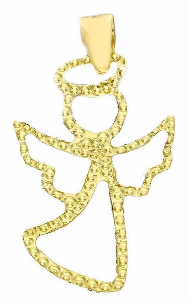 Imagen de Colgante Ángel de la Guarda estilizado gr 0,4 oro amarillo 18k