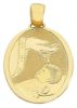 Imagen de Medalla para Bautizo oro amarillo 18k