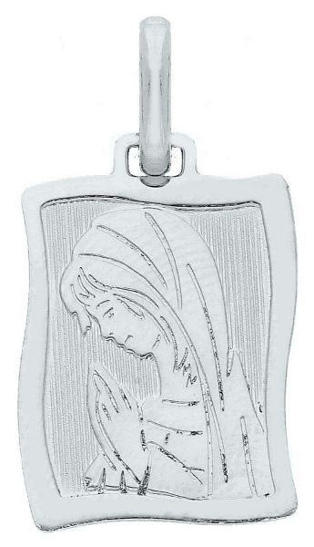 Picture of Virgin Mary Pendant gr 1,5 white gold 18k