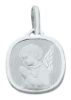 Immagine di Medaglia Angelo Custode gr 1,6 oro bianco 18k