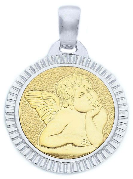 Imagen de Medalla Ángel de Rafael gr 2,5 oro amarillo 18k