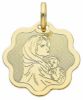 Immagine di Medaglia Madonna con Bambino gr 0.95 oro giallo 18k