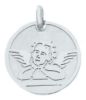 Immagine di Medaglia Angelo di Raffaello gr 1,6 oro bianco 18k