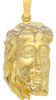 Picture of Face of Jesus with crown Medal gr 8,6 yellow / white gold 18k