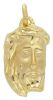Picture of Holy Face of Jesus with crown Medal gr 4,3 yellow gold 18k