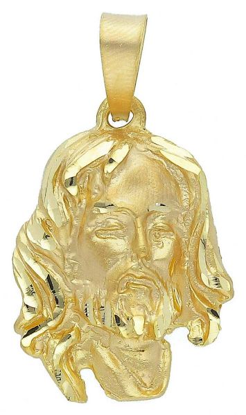Imagen de Medalla Divino Rostro de Jesús gr 9,7 oro amarillo 18k