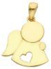 Imagen de Angel con Corazón gr 1,6 oro amarillo 18k