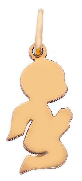 Immagine di Ciondolo Angelo Silhouette gr 1,35 oro rosa 18k