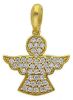 Immagine di Ciondolo Angelo Custode gr 1,9 oro giallo 18k e zirconi