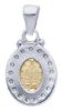 Immagine di Medaglia Miracolosa gr 2 oro giallo / bianco 18k e brillanti