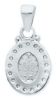 Imagen de Medalla Milagrosa Original gr 2 oro blanco 18k y brilantes