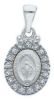 Imagen de Medalla Milagrosa Original gr 2 oro blanco 18k y brilantes