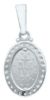 Imagen de Medalla Milagrosa Original gr 3 oro blanco 18k y brillantes