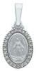 Imagen de Medalla Milagrosa Original gr 3 oro blanco 18k y brillantes