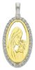 Picture of Virgin Mary Pendant gr 1,8 yellow / white gold 18k, zircons