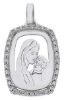 Picture of Virgin Mary Pendant gr 1,85 white gold 18k, zircons