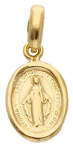 Immagine di Collana Madonna Miracolosa gr 0,54 oro giallo 750