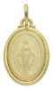 Immagine di Regina sine labe originali concepta o.p.n. Medaglia Miracolosa gr 1,7 oro giallo