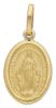 Immagine di Regina sine labe originali concepta Medaglia Miracolosa gr 1 oro giallo 750