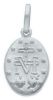 Immagine di Collana Madonna Miracolosa gr 1,1 oro bianco 750
