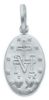 Immagine di Regina sine labe originali concepta o.p.n. Medaglia Miracolosa gr 1,3 oro bianco