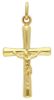 Imagen de Crucifijo gr 0,75 de oro amarillo 9kt hombre mujer
