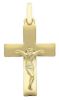 Imagen de Colgante Crucifijo gr 1,05 oro amarillo 9kt hombre mujer