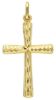 Picture of Diamond Cross Pendant gr 0,55 yellow gold 9k