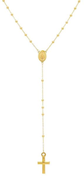 Picture of Rosary Necklace for women gr 1,9 yellow gold 9k