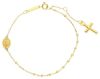 Imagen de Pulsera de Rosario para hombre gr 0,9 oro amarillo 9kt