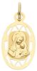 Picture of Madonna and Child Pendant gr 0,75 yellow gold 9k