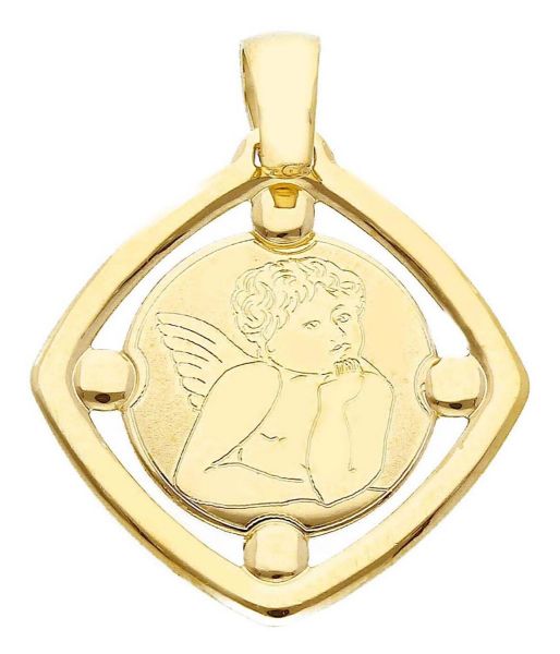 Picture of Angel Medal (Raphael) gr 0,95 yellow gold 9k