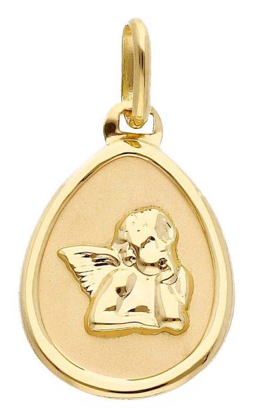 Picture of Angel Medal (Raphael) gr 0,6 yellow gold 9k