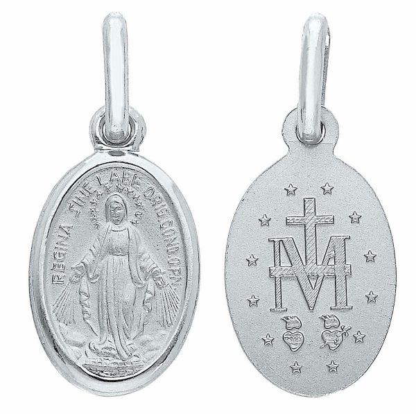 Imagen de Medalla Milagrosa Original gr 1,4 oro blanco 18k