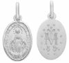 Imagen de Medalla de la Virgen Milagrosa gr 2,1 oro blanco 18k
