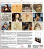 Immagine di 2027 wall Calendar Leonardo da Vinci cm 31x33 (12,2x13 in)