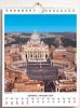 Immagine di Calendario da tavolo e da muro 2027 Roma San Pietro by night cm 16,5x21