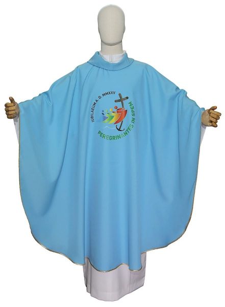 Picture of Jubilee 2025 Chasuble | Roll collar | Printed logo on front/back