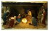 Imagen de Natividad 4 pzas Pesebre artesanal grande Landi 160 cm fibra de vidrio tamaño real para exterior
